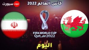 موعد مباراة ويلز وايران اليوم 
