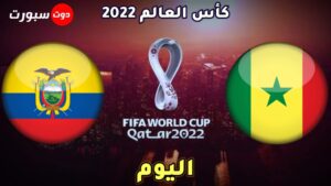 موعد مباراة السنغال والاكوادور 